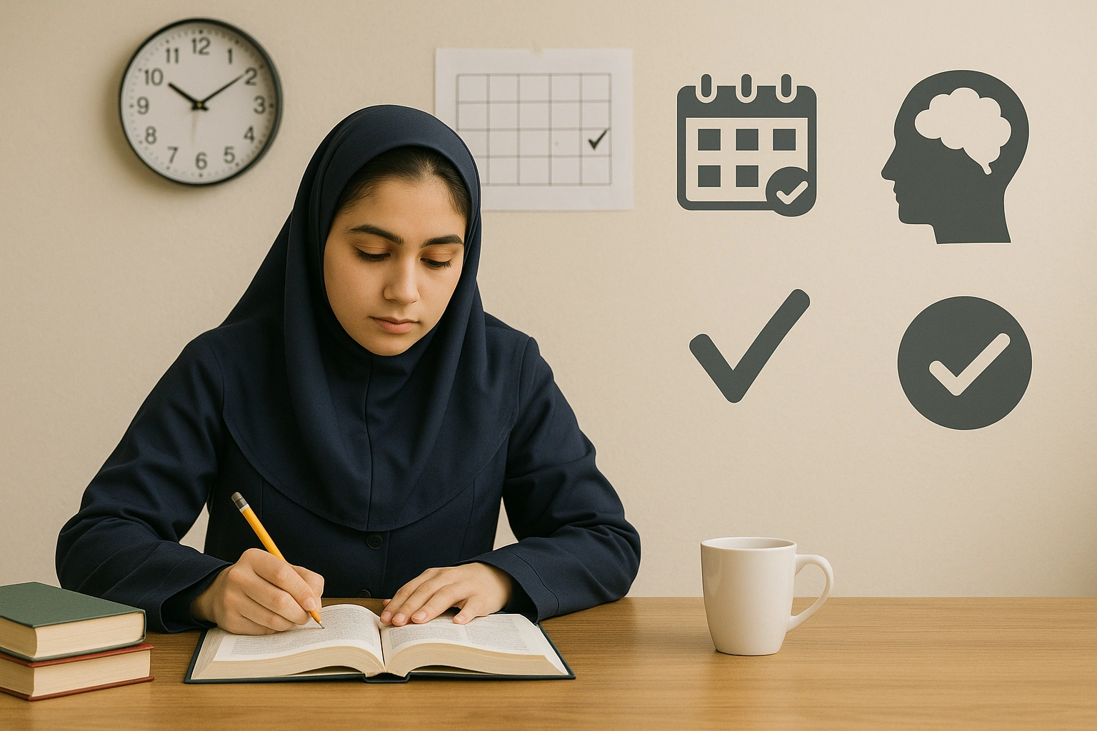 برنامهریزی برای دروس حفظی