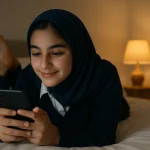 استفاده از موبایل قبل خواب