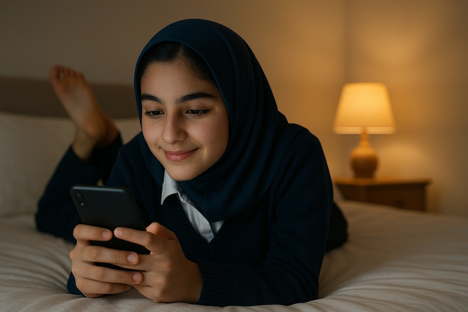 استفاده از موبایل قبل خواب