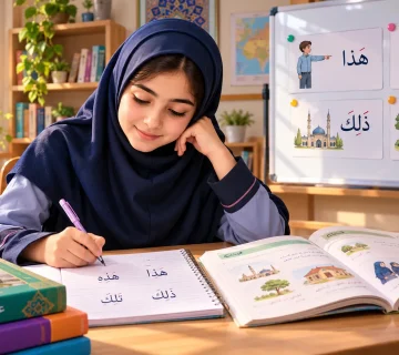 اسم اشاره در عربی هفتم
