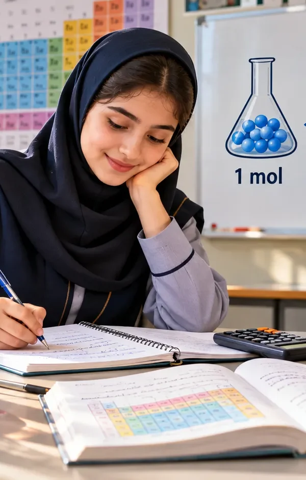 مول و شمارش ذرات در شیمی دهم