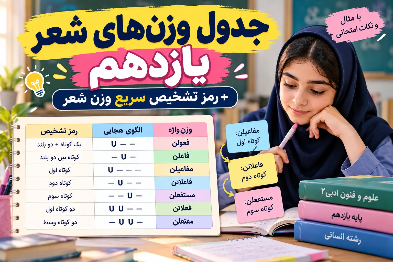 وزن‌های شعر یازدهم